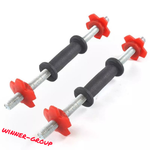 دسته دمبل با قفل ایمنی و روکش کروم برند وینرگروپ