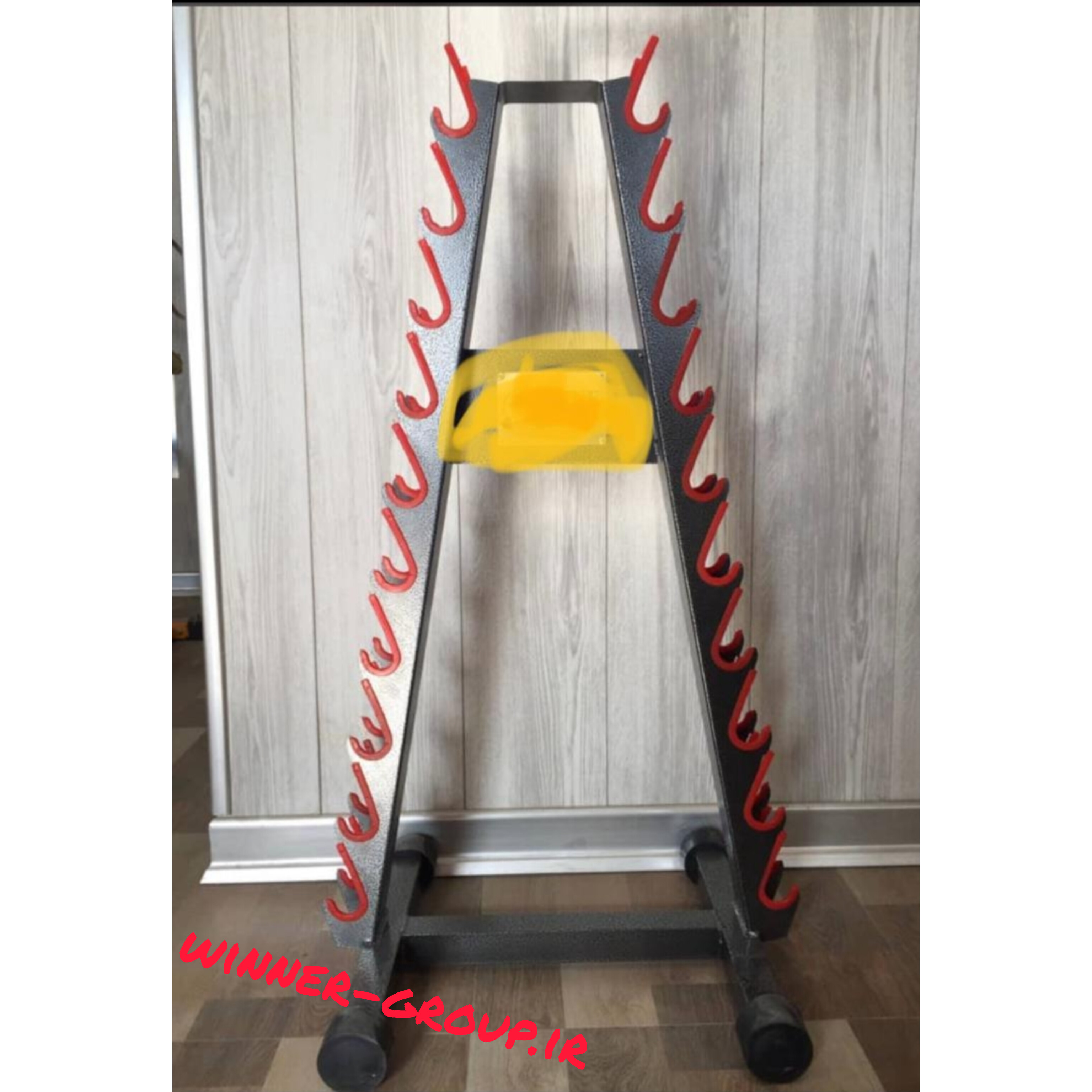 استند دمبل ایروبیک دو طرفه وینرگروپ با طراحی جمع‌وجور و سبک