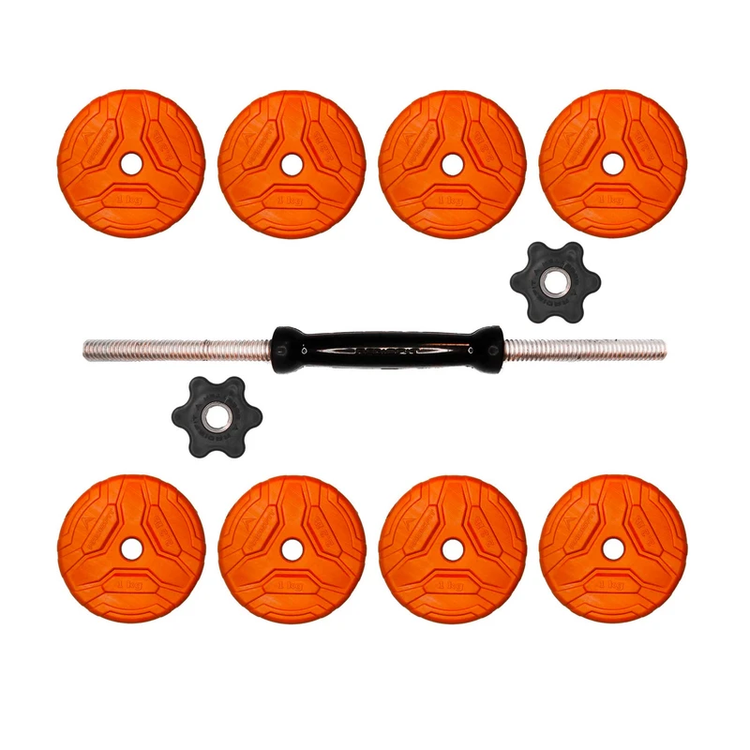 دمبل متغیر وینرگروپ با صفحههای لاستیکی نشکن و بسیار مقاوم