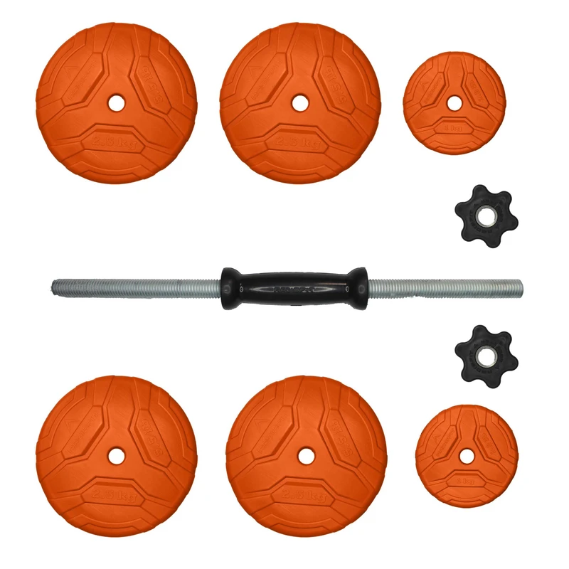 دمبل متغیر وینرگروپ با صفحه‌های لاستیکی جنس سخت