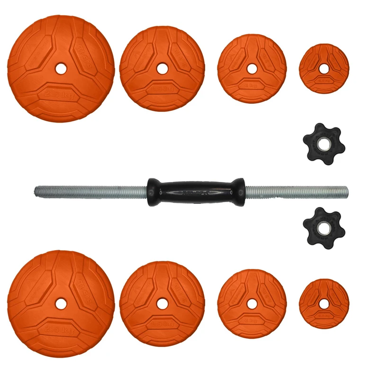 دمبل متغیر وینرگروپ با صفحههای لاستیکی جنس سخت