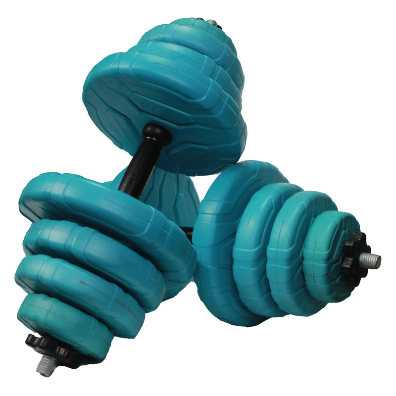 دمبل متغیر وینرگروپ با صفحه‌های لاستیکی نشکن و بسیار مقاوم