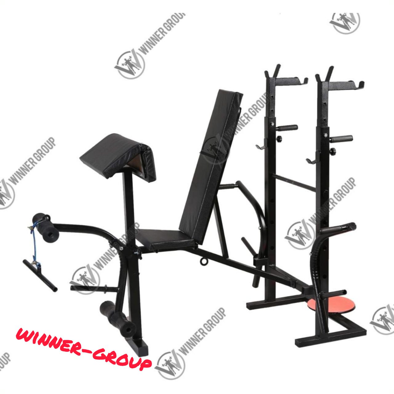 نیمکت پرس چندکاره با تمام قابلیتهای بدنسازی