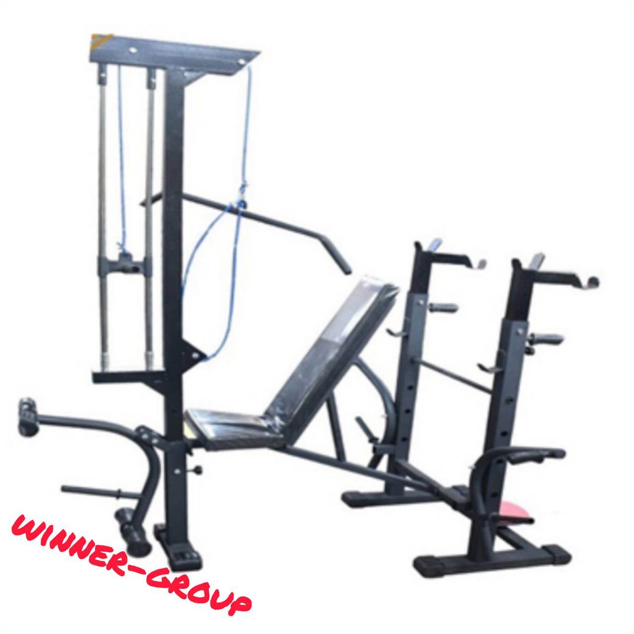 تمرین سینه و پا با میز پرس چندمنظوره وینرگروپ