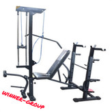 تمرین سینه و پا با میز پرس چندمنظوره وینرگروپ