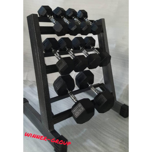رک دمبل شش ضلعی ۳ طبقه وینر گروپ