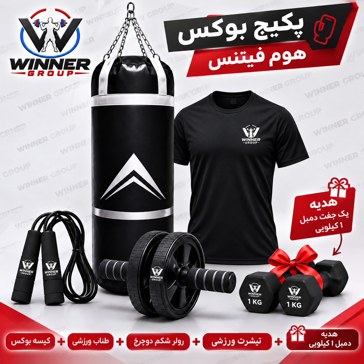 پکیج بوکس هوم فیتنس وینر گروپ